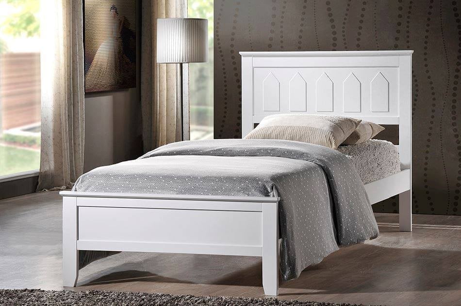 Brand New White Wood Platform Bed Twin Or Full Always Below Retail   S861972770777168647 P382 I1 W950 